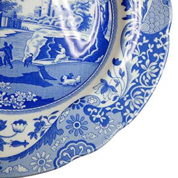 Spode (Spode) Medium Plate Blue 23 cm Blue Italian bli0120
