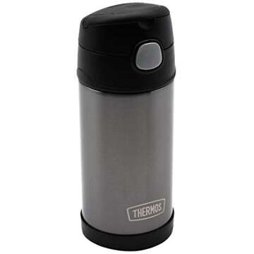 Thermos Funtainer 12 Ounce Vacuum Insulated Bottle in Charcoal