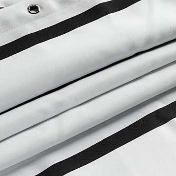 Stylish Seavish Fabric Shower Curtain - Waterproof & Monogrammed