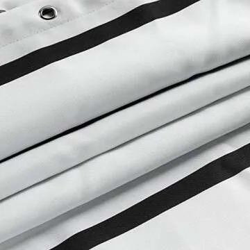 Stylish Seavish Fabric Shower Curtain - Waterproof & Monogrammed