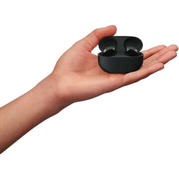 Sony WF-1000X The Best Truly Wireless Bluetooth Noise Canceling Earbuds Headphones with Alexa Built in Bundle with Deco Gear Case