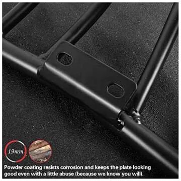 Lorababer Motorcycle Rear Sports Luggage Rack Shelf Hand Rail Armrest Compatible with P.iaggio Vespa GTS300 GTS250 GTV300 GTS 300 250 GTV 300 2008-2022 Cargo Carrier Bracket (Black)