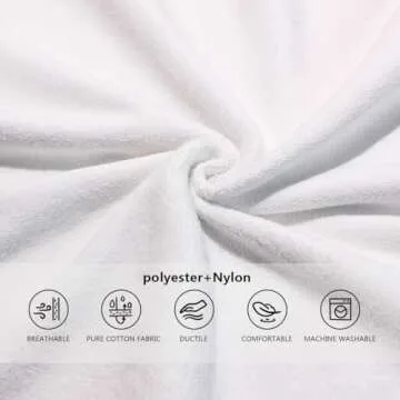 ALAZA Floral Hand Towel for Spring Kitchen Decor