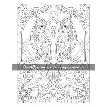 Mindful Patterns Adult Coloring Book for Stress Relief
