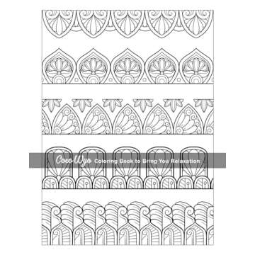 Mindful Patterns Adult Coloring Book for Stress Relief