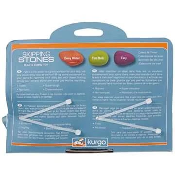 Kurgo Fetch Toy for Dogs, Dog Floating Water Toys, for Pool, Beach, OR Lake, Easy to See Bright Neon Colors, Skipping Stones, Outdoor Toy for Pets, Pack of 2, Assorted Colors (K01417)