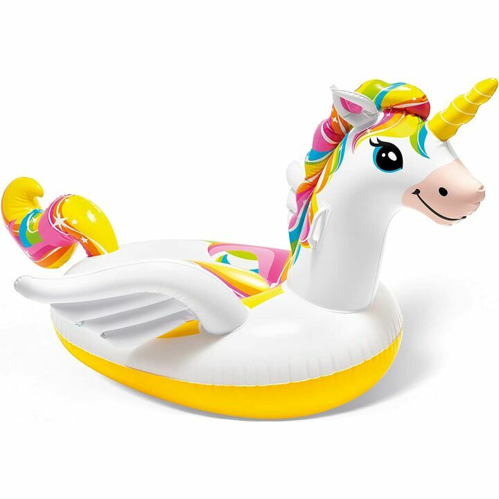 Intex Unicorn Inflatable Pool Float - 79" X 55" X 38"