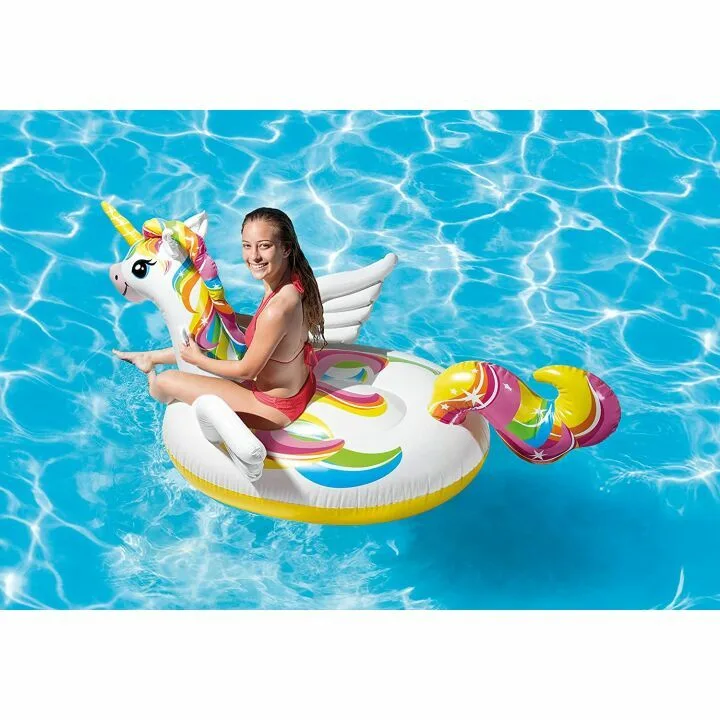 Intex Unicorn Inflatable Pool Float - 79" X 55" X 38"