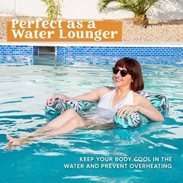 Sloosh 2 Pack Inflatable Adult Pool Loungers