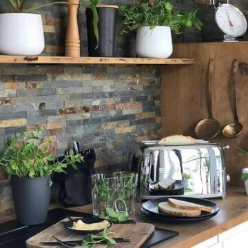 Smeg 50's Retro 4 - slice toaster (Stainless Steel)