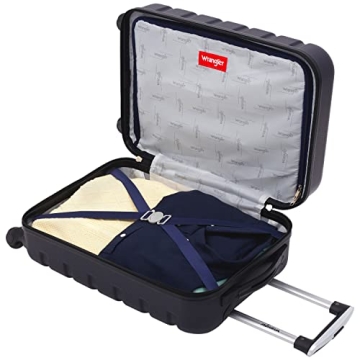 Wrangler Hardside Carry-On Luggage for Effortless Travel