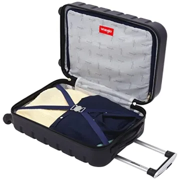 Wrangler Hardside Carry-On Luggage for Effortless Travel