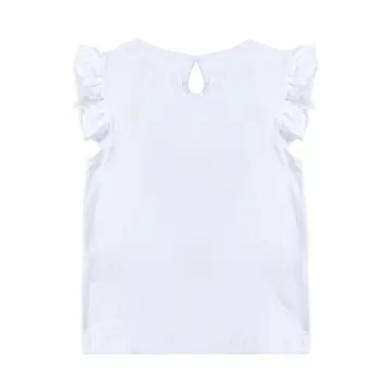 Cute Cartoon Floral Skirt Set for Toddler Girls