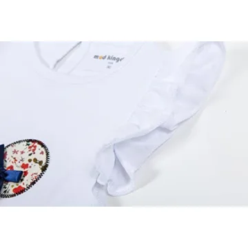 Cute Cartoon Floral Skirt Set for Toddler Girls