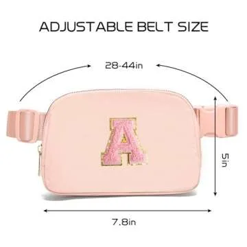 Gitus Stylish Initial Fanny Pack for Girls Ages 6-10