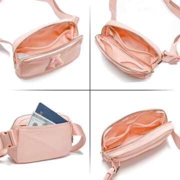 Gitus Stylish Initial Fanny Pack for Girls Ages 6-10