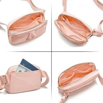 Gitus Stylish Initial Fanny Pack for Girls Ages 6-10