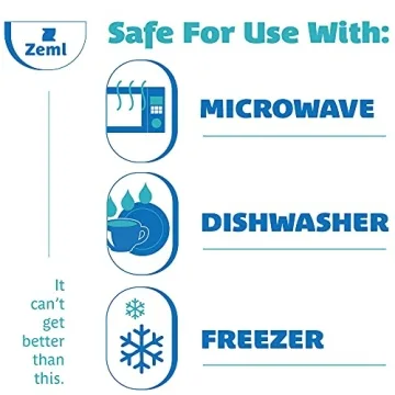 Zeml 32 oz Deli Food Containers with Leak-proof Lids