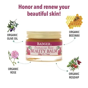 Organic Rose Beauty Balm for Long-Lasting Radiance
