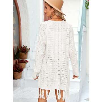 Stylish Soulomelody Boho Cardigan for Women - Lightweight & Chic
