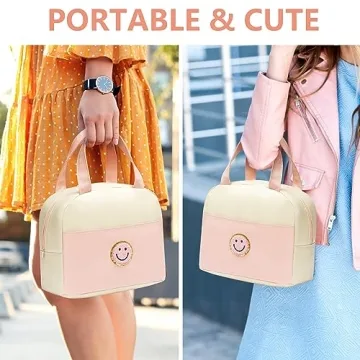Stylish Large Insulated Lunch Bag for Women