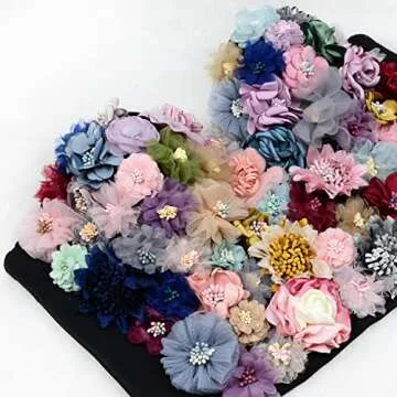 Elegant ELLACCI 3D Floral Bustier Crop Top for Women