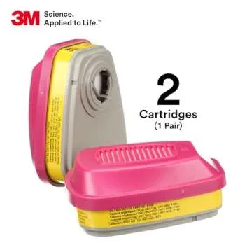 3M P100 Respirator Cartridge, NIOSH Approved for Safety