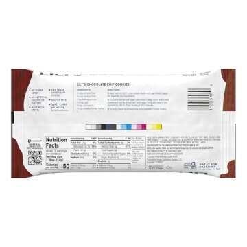 LILY'S No Sugar Added 55% Cocoa Dark Chocolate Baking Chips Laydown Bag, 9 oz.