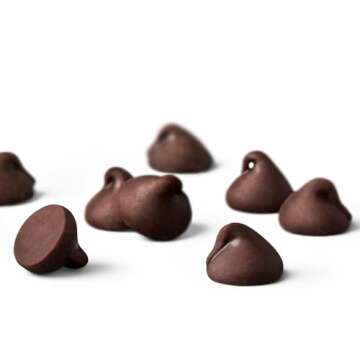 LILY'S No Sugar Added 55% Cocoa Dark Chocolate Baking Chips Laydown Bag, 9 oz.