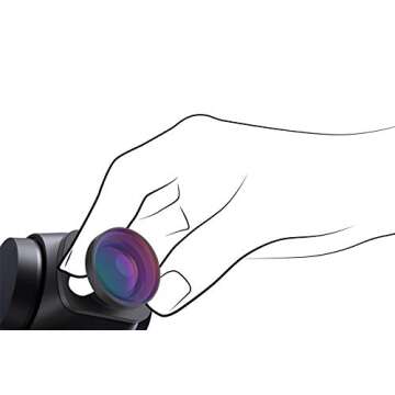 Freewell Wide Angle Lens 18mm Field of View Compatible with Osmo Pocket (NOT Compatible with Pocket 2)…