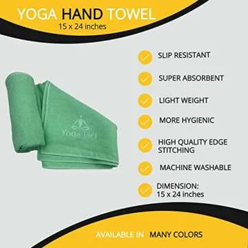 Yoga Hand Towel - Ultra Soft Microfiber for Comfort