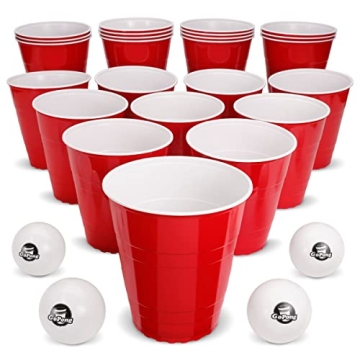 GoPong Giant Yard Pong Drinking Game for Adults – Indoor/Outdoor Lawn, Beach, and Tailgating Beer ...