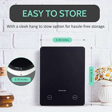 Measurik Food Scale - Multifunction Digital Kitchen Scale - Weight Ounces and Grams, Batteries Included