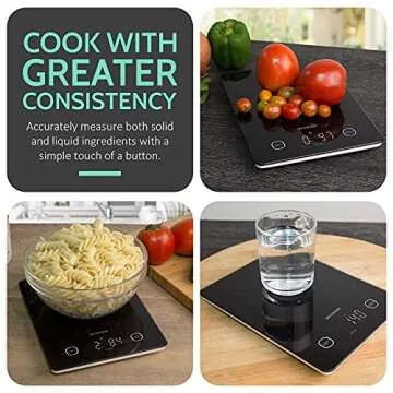 Measurik Food Scale - Multifunction Digital Kitchen Scale - Weight Ounces and Grams, Batteries Included