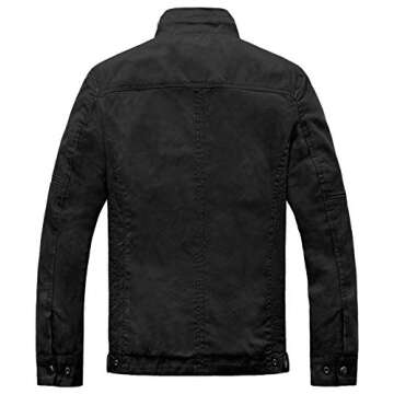 Wantdo Lightweight Cotton Jacket for Men - Casual & Windproof