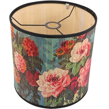 Elegant VOSAREA Drum Lampshade - Vintage Clip-On Design for Soft Lighting