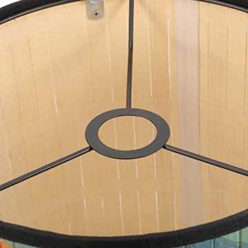 VOSAREA Vintage Clip On Drum Lampshade for Elegant Illumination