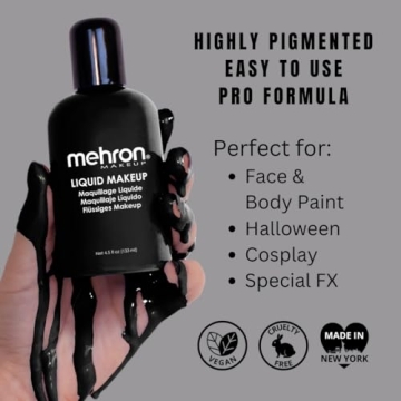 Mehron Makeup Liquid Makeup | Face & Body Paint 4.5 oz