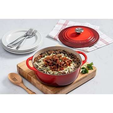 Le Creuset Enameled Cast Iron Shallow Round Oven, 2.75 Qt., White