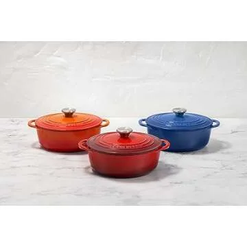 Le Creuset Enameled Cast Iron Shallow Round Oven, 2.75 Qt., White