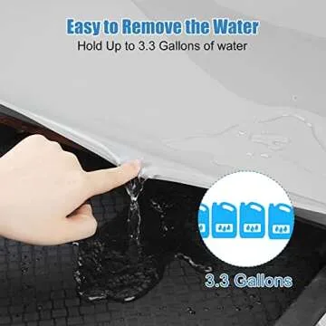 BEESVO Under Sink Mat Kitchen & Bathroom Liner