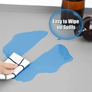BEESVO Under Sink Mat Kitchen & Bathroom Liner