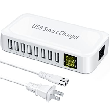 Ziwodiv 8-Port USB Charging Station for Quick Charging
