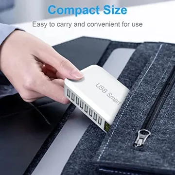 Ziwodiv 8-Port USB Charging Station for Quick Charging