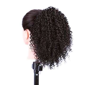Vigorous Afro Kinky Synthetic Ponytail for Women