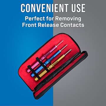 Jonard Tools KR-260 3 Piece Extraction Tool Kit with Leather Case