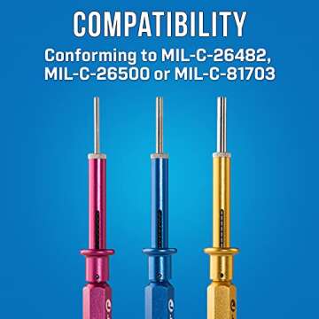 Jonard Tools KR-260 3 Piece Extraction Tool Kit with Leather Case