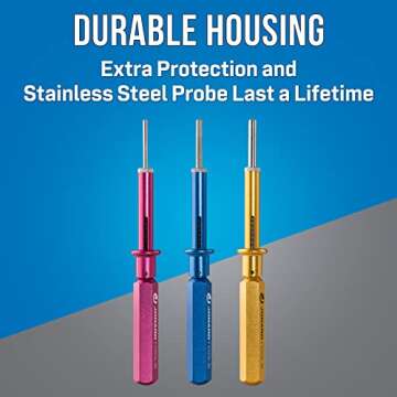 Jonard Tools KR-260 3 Piece Extraction Tool Kit with Leather Case