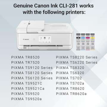 Canon CLI-281 Ink Pack for Quality Home and Office Printing