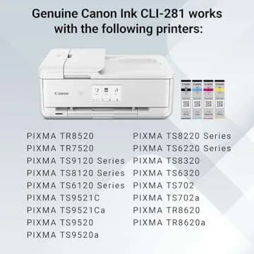 Canon CLI-281 Ink Pack for Quality Home and Office Printing